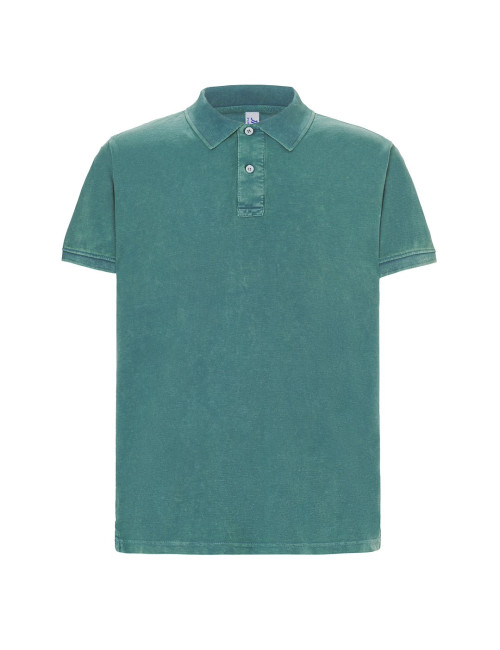 JHK Men's Polo Shirt POLO PORA 210OLW - Olive Wash