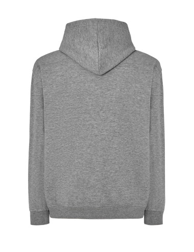 JHK Bluza dresowa męska KANGOROO OVERSIZE GM - Grey Melange