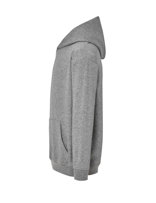 JHK Bluza dresowa męska KANGOROO OVERSIZE GM - Grey Melange