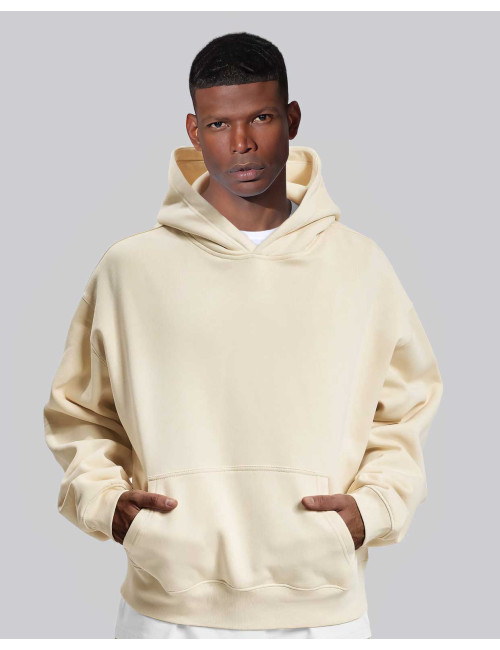 JHK Bluza dresowa męska KANGOROO OVERSIZE BT-Buttercream