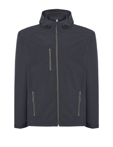 JHK Kurtka softshell męska SOFTSHELL HOOD NY - Navy