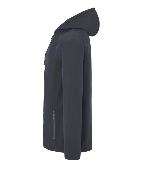 JHK Kurtka softshell męska SOFTSHELL HOOD NY - Navy