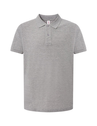 JHK Koszulka polo męska JT POLO GM - Grey Melange