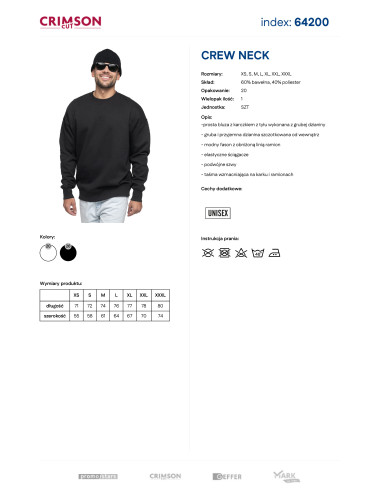 Schwarzes Promostars-Rundhals-Shirt