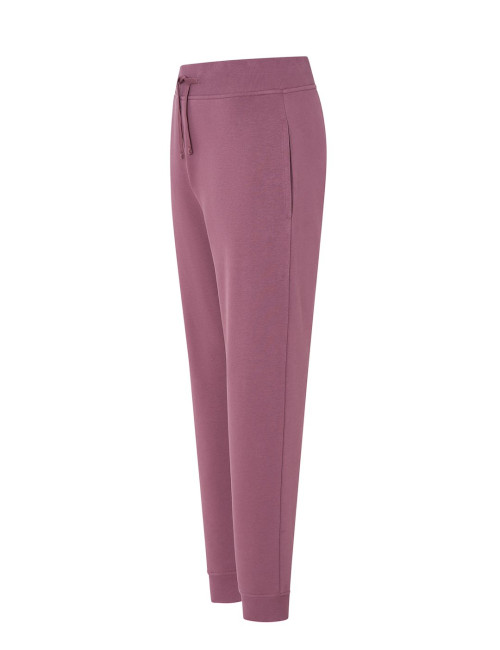 JHK Spodnie dresowe męskie SWEATS PANTS CUFF MAN DP - Dusty Purple
