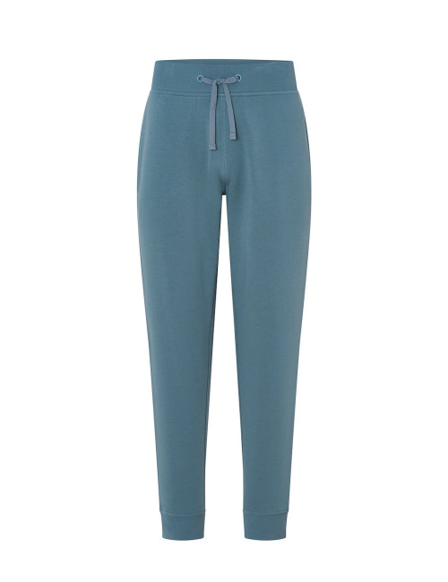 JHK Spodnie dresowe męskie SWEATS PANTS CUFF MAN TE - Teal