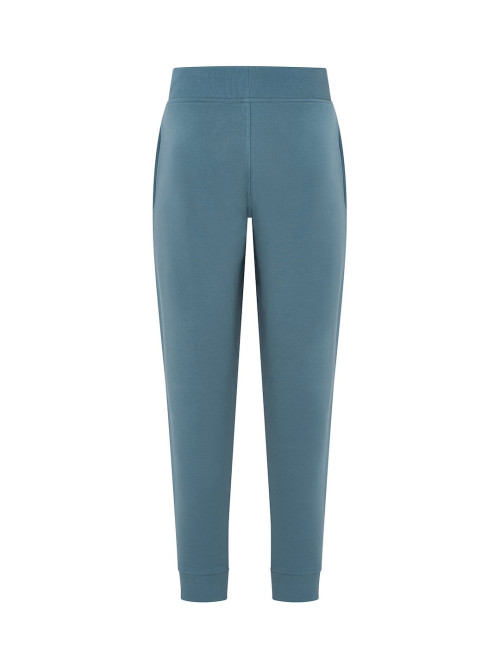 JHK Spodnie dresowe męskie SWEATS PANTS CUFF MAN TE - Teal