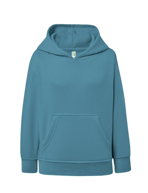 JHK Bluza dresowa dziecięca SWRK KNG KID KANGAROO PB - Petrol Blue