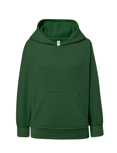 JHK Bluza dresowa dziecięca SWRK KNG KID KANGAROO BG - Bottle Green