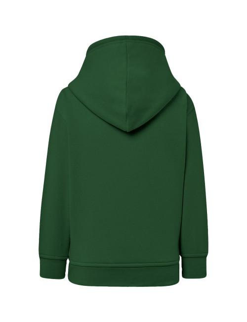 JHK Bluza dresowa dziecięca SWRK KNG KID KANGAROO BG - Bottle Green