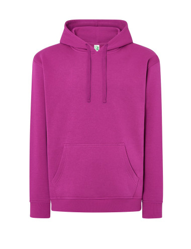 JHK Bluza dresowa męska SWRA KNG KANGAROO PKG - PINK GUM