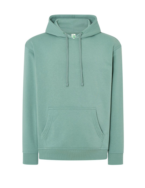 JHK Bluza dresowa męska SWRA KNG KANGAROO MO - MOSS GREEN