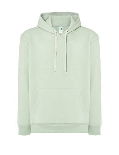 JHK Bluza dresowa męska SWRA KNG KANGAROO IB - Ice Blue