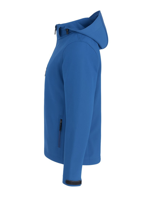 JHK Kurtka softshell męska SOFTSHELL HOOD MOONTEX KING RB - Royal Blue