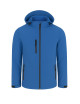 JHK Kurtka softshell męska SOFTSHELL HOOD MOONTEX KING RB - Royal Blue