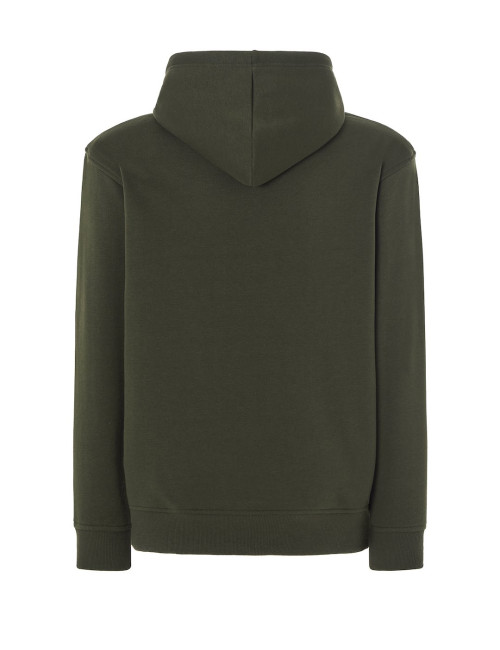 JHK Bluza dresowa męska SWRA KNG KANGAROO FG -Forest Green