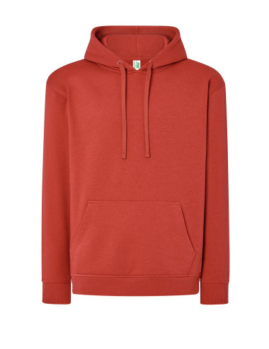 JHK Bluza dresowa męska SWRA KNG KANGAROO CR - Canary Red