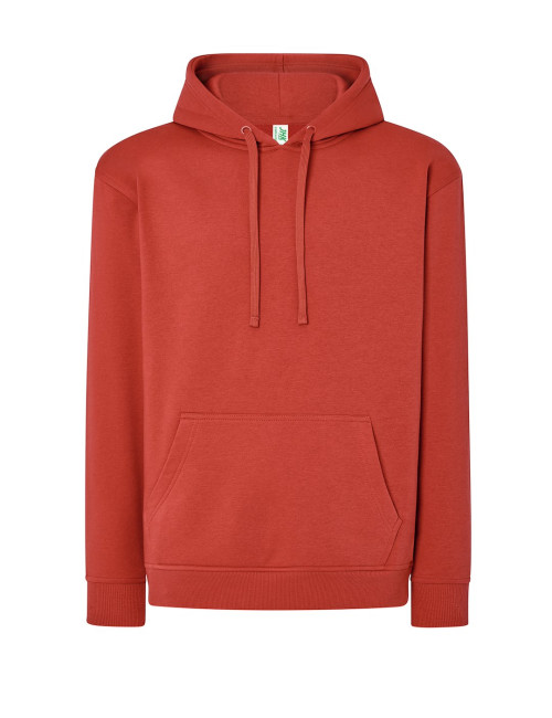 JHK Bluza dresowa męska SWRA KNG KANGAROO CR - Canary Red