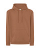 JHK Bluza dresowa męska SWRA KNG KANGAROO MM - Mocha Mousse