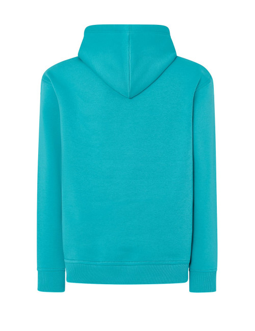 JHK Bluza dresowa męska SWRA KNG KANGAROO AQM - AQUAMARINE