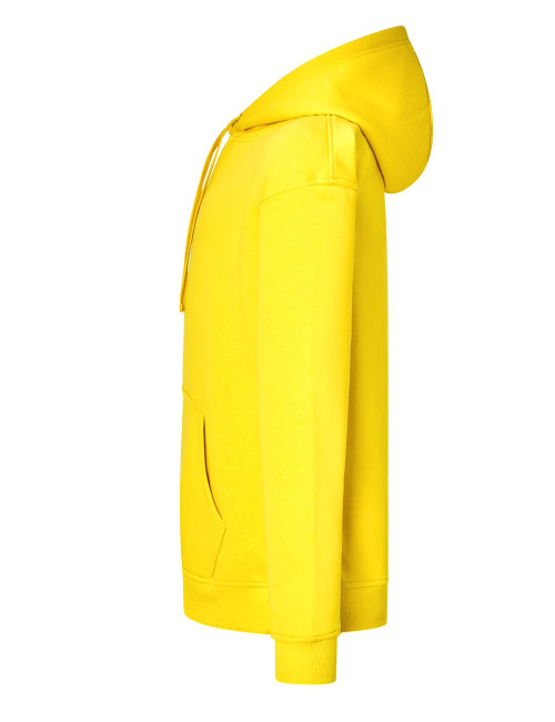 JHK Bluza dresowa męska SWRA KNG KANGAROO LEY - Lemon Yellow