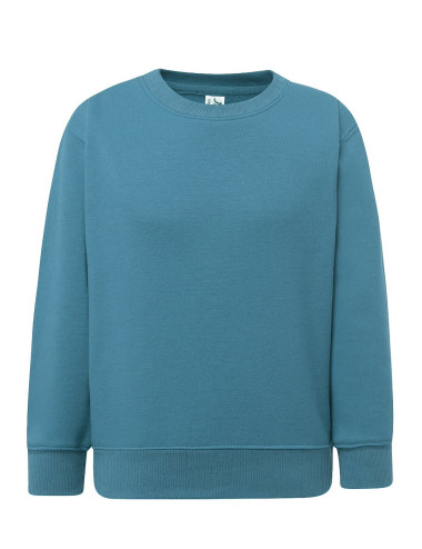 JHK Bluza dresowa dziecięca SWRK 290 KID SWEATSHIRT PB - Petrol Blue