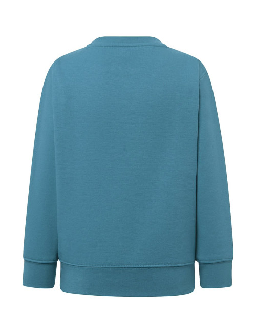 JHK Bluza dresowa dziecięca SWRK 290 KID SWEATSHIRT PB - Petrol Blue