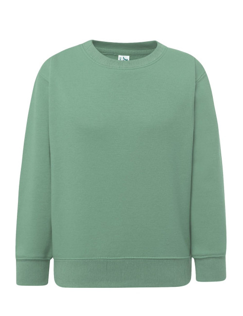 JHK Bluza dresowa dziecięca SWRK 290 KID SWEATSHIRT MO - MOSS GREEN