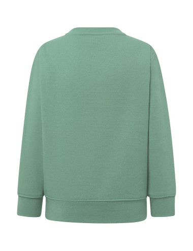 JHK Bluza dresowa dziecięca SWRK 290 KID SWEATSHIRT MO - MOSS GREEN
