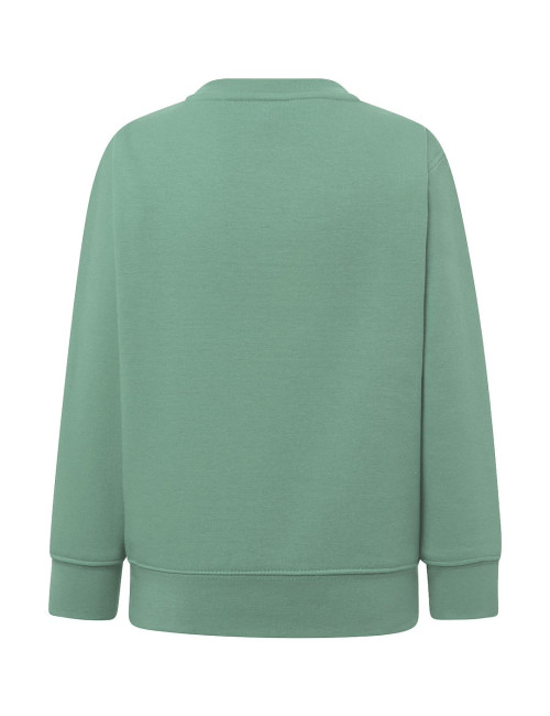 JHK Bluza dresowa dziecięca SWRK 290 KID SWEATSHIRT MO - MOSS GREEN
