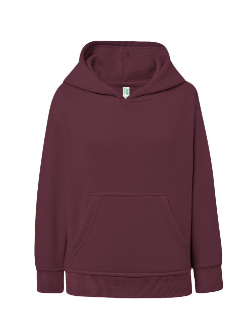 JHK Bluza dresowa dziecięca SWRK KNG KID KANGAROO BU - Burgundy