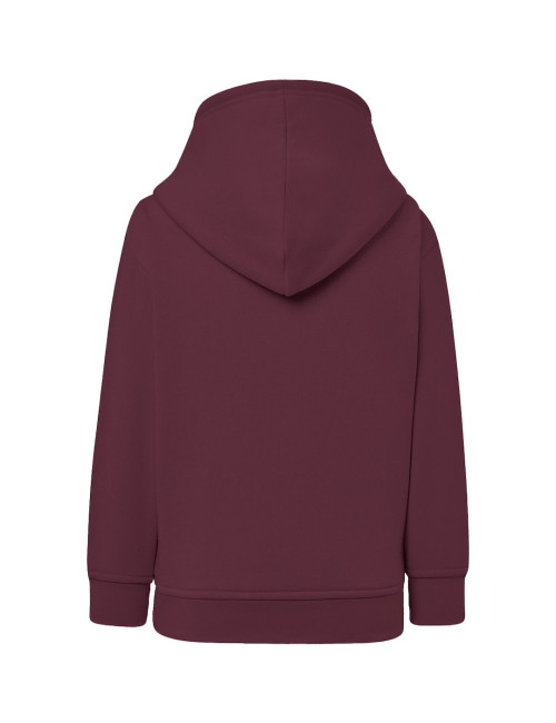 JHK Bluza dresowa dziecięca SWRK KNG KID KANGAROO BU - Burgundy
