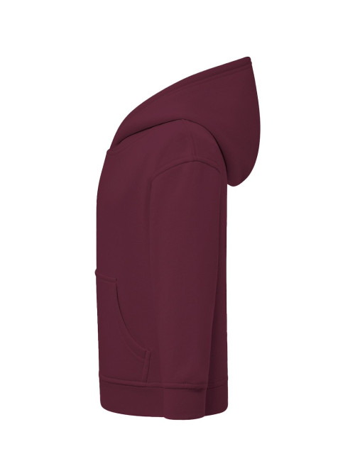 JHK Bluza dresowa dziecięca SWRK KNG KID KANGAROO BU - Burgundy