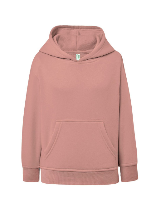 JHK Bluza dresowa dziecięca SWRK KNG KID KANGAROO PV - Pink Vintage