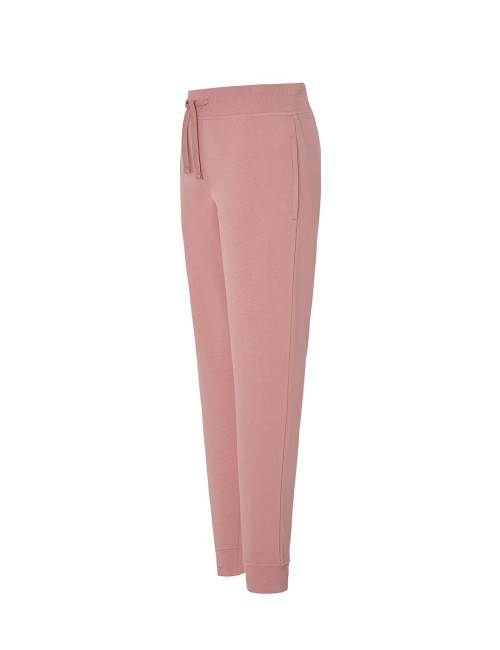 JHK Spodnie dresowe męskie SWEATS PANTS CUFF MAN PV - Pink Vintage