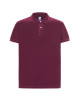 JHK Koszulka polo męska POLO PORA 210BUW - Burgundy Wash