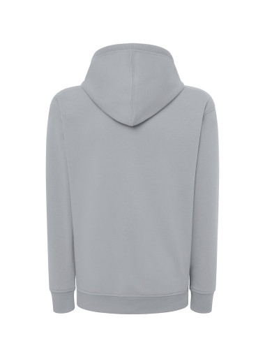 JHK Bluza dresowa męska SWUA HOOD SWEATSHIRT SL- Silver