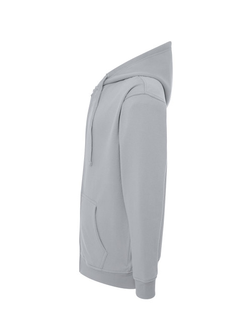 JHK Bluza dresowa męska SWUA HOOD SWEATSHIRT SL- Silver