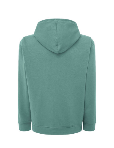JHK Bluza dresowa męska SWUA HOOD SWEATSHIRT MO - MOSS GREEN
