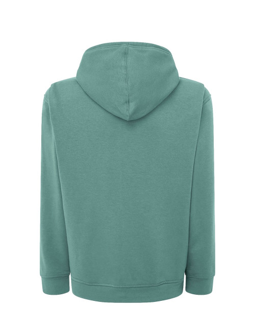 JHK Bluza dresowa męska SWUA HOOD SWEATSHIRT MO - MOSS GREEN