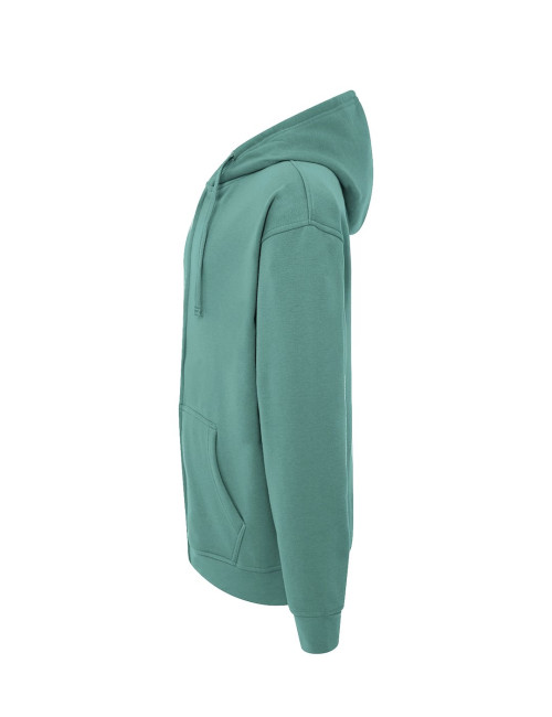 JHK Bluza dresowa męska SWUA HOOD SWEATSHIRT MO - MOSS GREEN