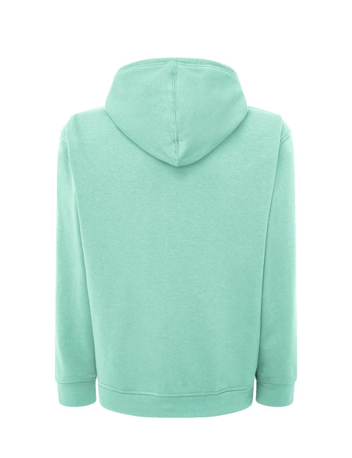 JHK Bluza dresowa męska SWUA HOOD SWEATSHIRT MG - Mint Green