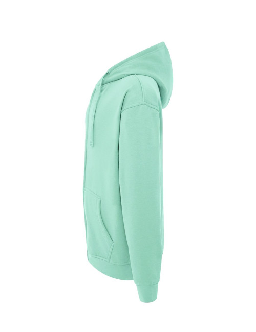 JHK Bluza dresowa męska SWUA HOOD SWEATSHIRT MG - Mint Green