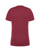 JHK Koszulka damska TSRL CMFP LADY COMFORT V-NECK BUH - Burgundy Heather