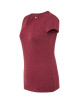 JHK Koszulka damska TSRL CMFP LADY COMFORT V-NECK BUH - Burgundy Heather
