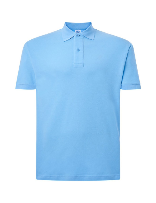 JHK Men's Polo Shirt POLO PORA 210 WK SK - Sky Blue