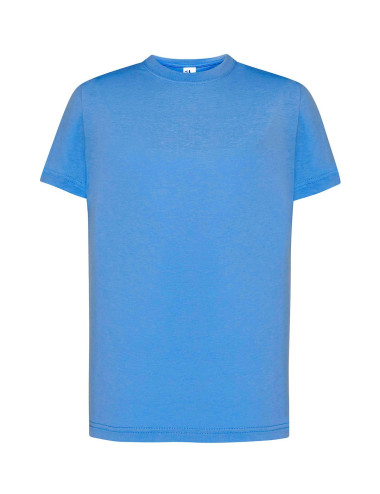 JHK Koszulka dziecięca JHK TSRK 190 PREMIUM KID AZ - Azzure