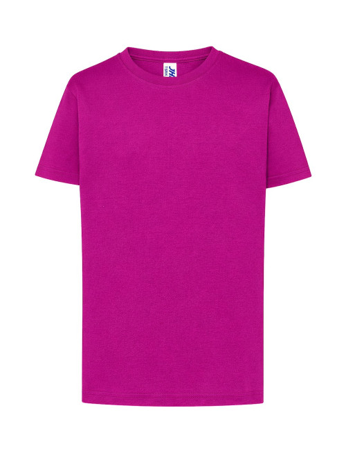 JHK Koszulka dziecięca JHK TSRK 190 PREMIUM KID FU - Fucsia