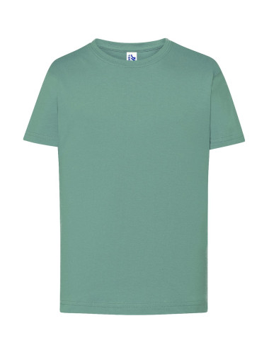 JHK Koszulka dziecięca JHK TSRK 190 PREMIUM KID MO - MOSS GREEN