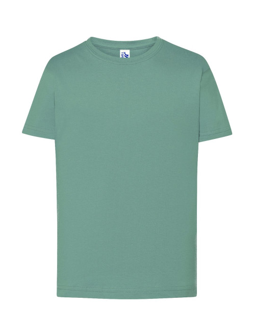 JHK Koszulka dziecięca JHK TSRK 190 PREMIUM KID MO - MOSS GREEN